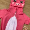 fernandaramoskids com br Pijama Infantil Feminino Porquinha Rosa Chiclete 1