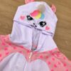 fernandaramoskids com br Pijama Infantil Feminino Unicórnio Rosa 1