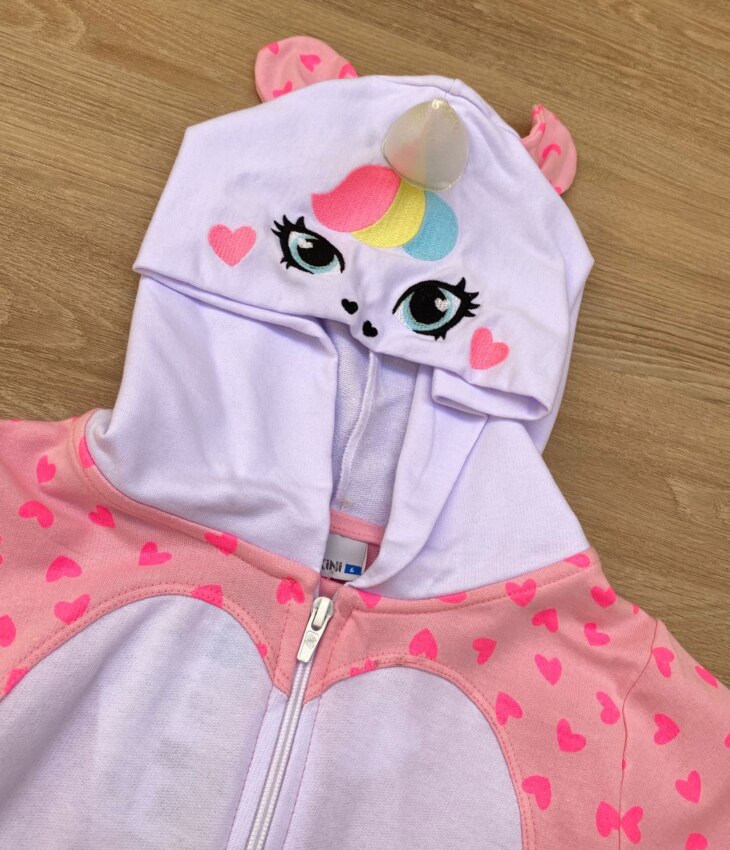 fernandaramoskids com br Pijama Infantil Feminino Unicórnio Rosa 1