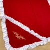 fernandaramoskids com br Saída Maternidade Infantil Feminino Macacão, Manta e Faixa Vermelha 5