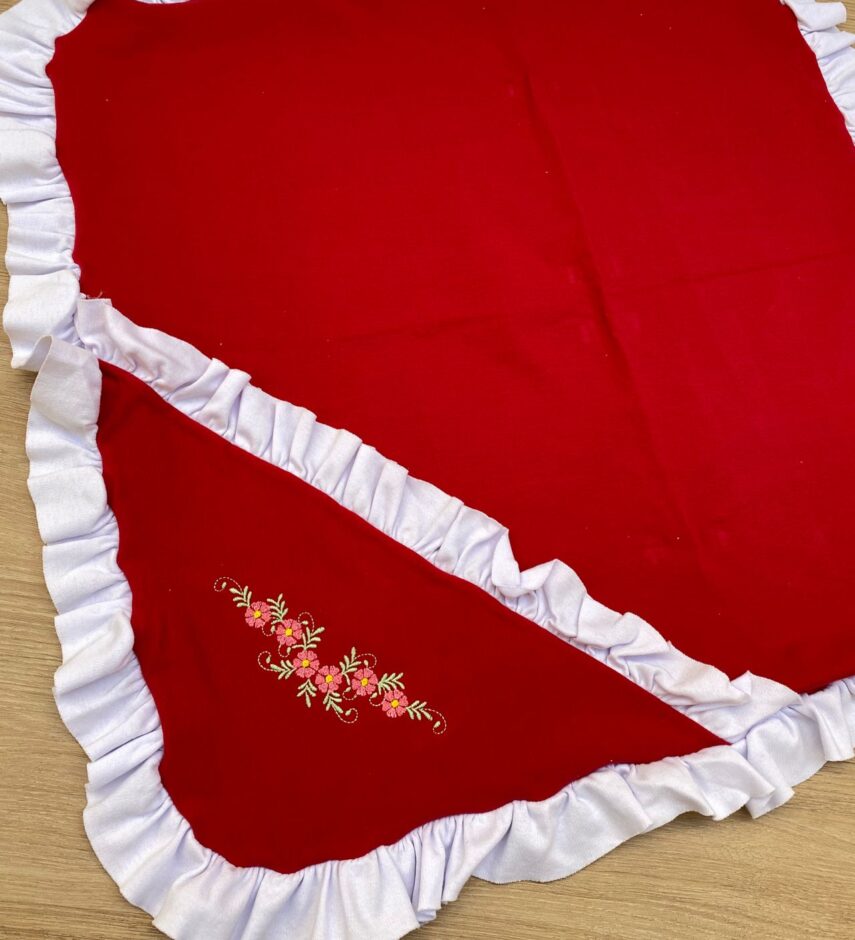 fernandaramoskids com br Saída Maternidade Infantil Feminino Macacão, Manta e Faixa Vermelha 5