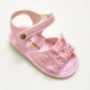 Sandália Infantil Feminina Borboletas Rosa Gloss Fernanda Ramos Kids