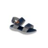 Sandália Infantil Masculina Azul Marinho com Cinza Fernanda Ramos Kids