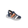 Sandália Infantil Masculina Azul Marinho com Cinza e Branco Fernanda Ramos Kids