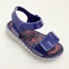fernandaramoskids com br Sandália Infantil Masculina Azul Marinho Detalhe Vermelho 1