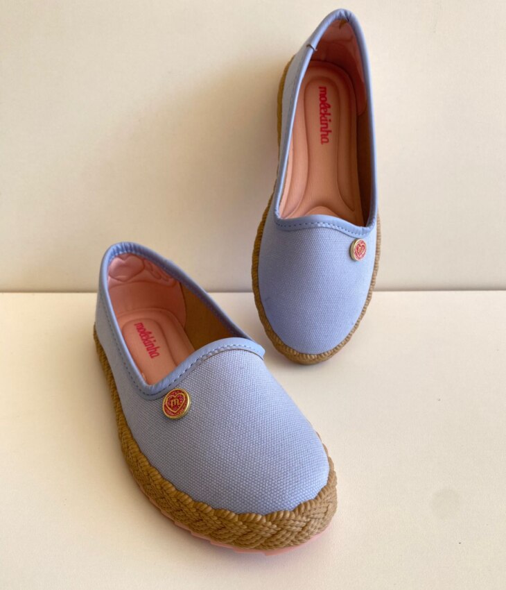 fernandaramoskids com br Sapatilha Alpargata Infantil Feminina Azul 1