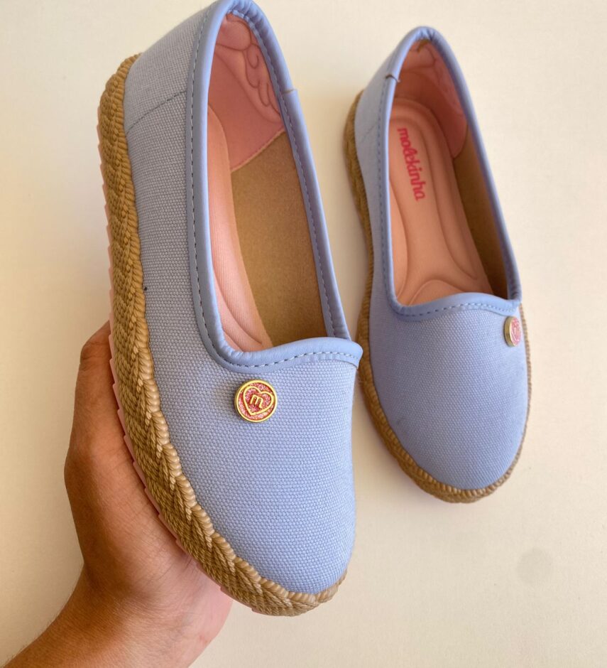 fernandaramoskids com br Sapatilha Alpargata Infantil Feminina Azul 2