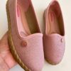 fernandaramoskids com br Sapatilha Alpargata Infantil Feminina Rosa com Brilho 2