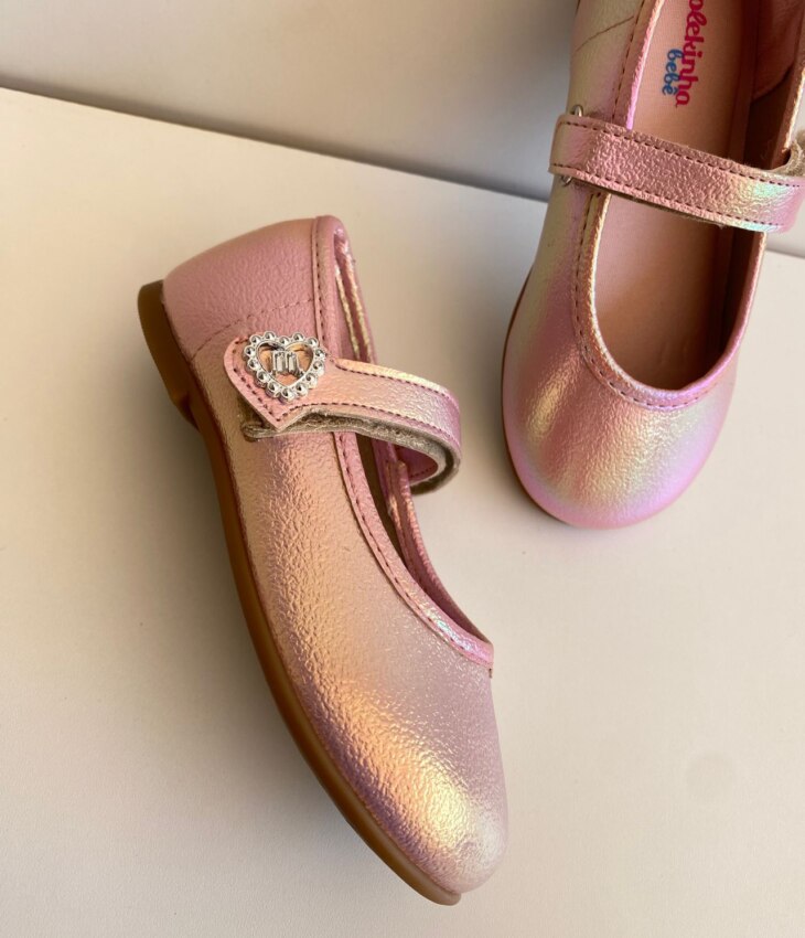 fernandaramoskids com br Sapatilha Infantil Feminina Bailarina Rose 1