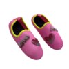 Sapatilha Neoprene Infantil Feminina Soft Fun Love Rosa Flúor Fernanda Ramos Kids