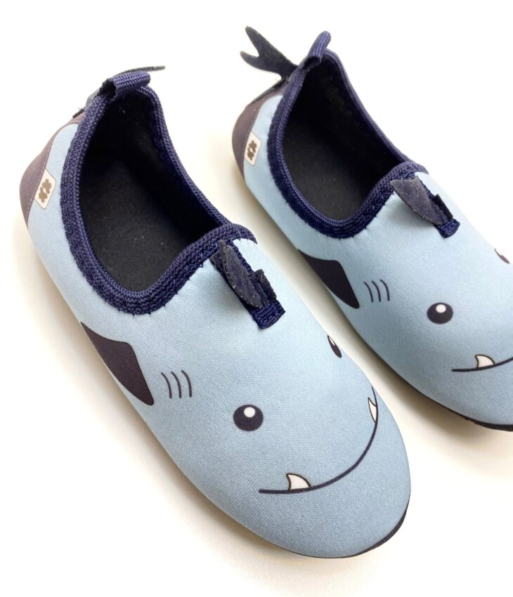 Sapatilha Neoprene Infantil Masculina Soft Fun Azul Fernanda Ramos Kids