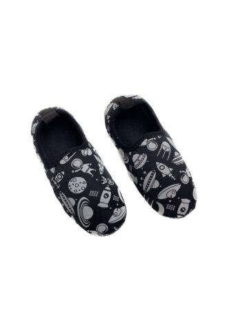 Sapatilha Neoprene Infantil Masculina Soft Fun Preto Fernanda Ramos Kids
