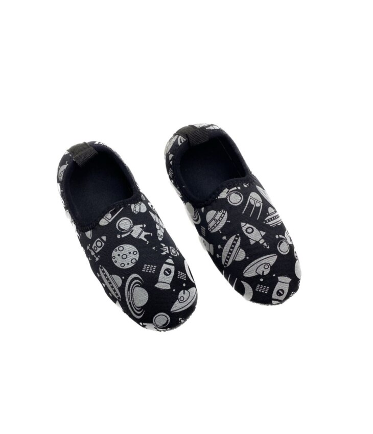 Sapatilha Neoprene Infantil Masculina Soft Fun Preto Fernanda Ramos Kids