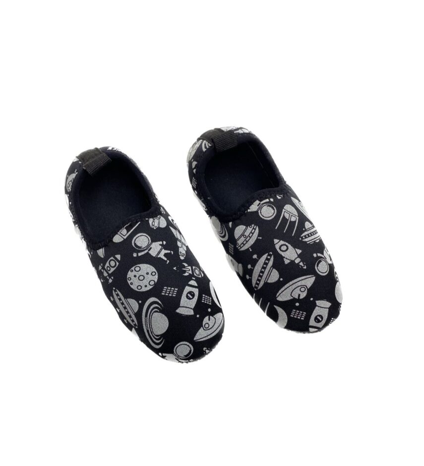 Sapatilha Neoprene Infantil Masculina Soft Fun Preto Fernanda Ramos Kids