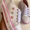 fernandaramoskids com br Tênis Infantil Feminino Conchas Fundo do Mar Branco 1
