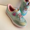 Tênis Infantil Feminino Verde com Detalhe Rosa Fernanda Ramos Kids