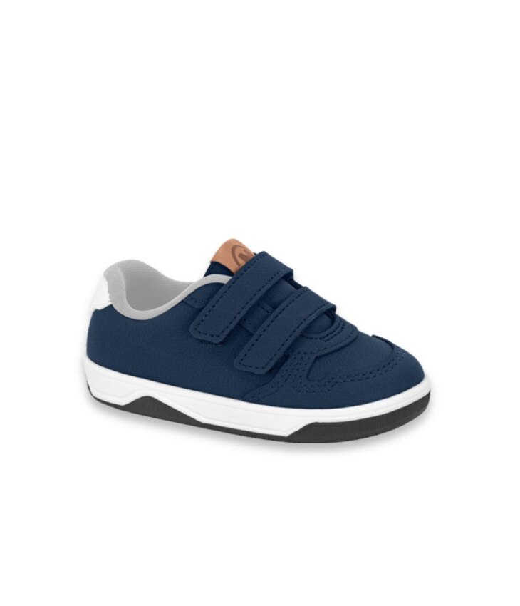 Tênis Infantil Masculino Azul Marinho com Branco Fernanda Ramos Kids