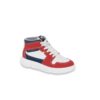 Tênis Infantil Masculino Cano Alto Vermelho e Branco Fernanda Ramos Kids
