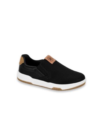 Tênis Infantil Masculino Casual Preto Detalhe Caramelo Fernanda Ramos Kids