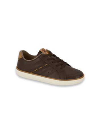 Tênis Infantil Masculino Marrom Detalhe Caramelo Fernanda Ramos Kids