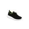 Tênis Infantil Masculino Preto Detalhe em Verde Neon Fernanda Ramos Kids