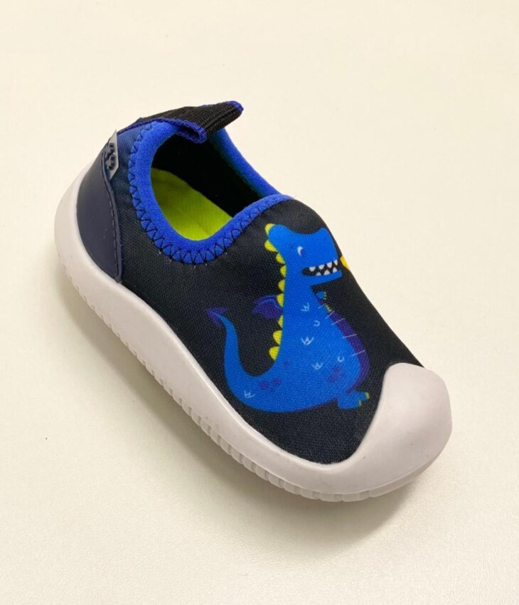 fernandaramoskids com br Tênis Infantil Masculino Preto Dragão Azul 1