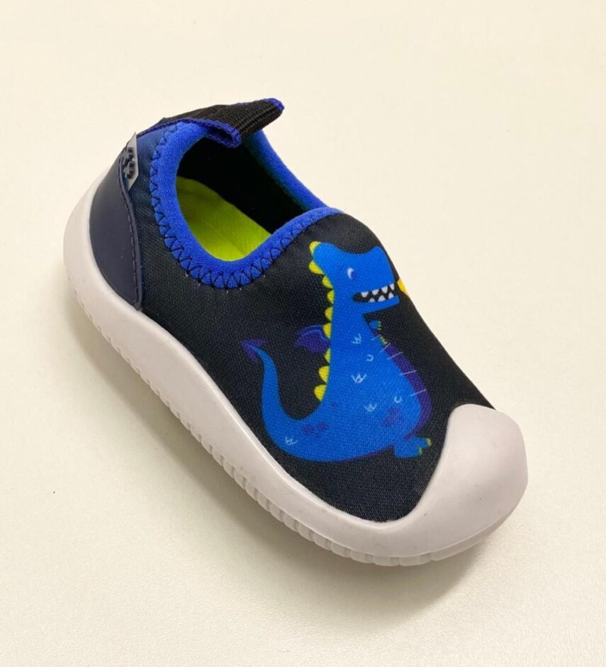 fernandaramoskids com br Tênis Infantil Masculino Preto Dragão Azul 1