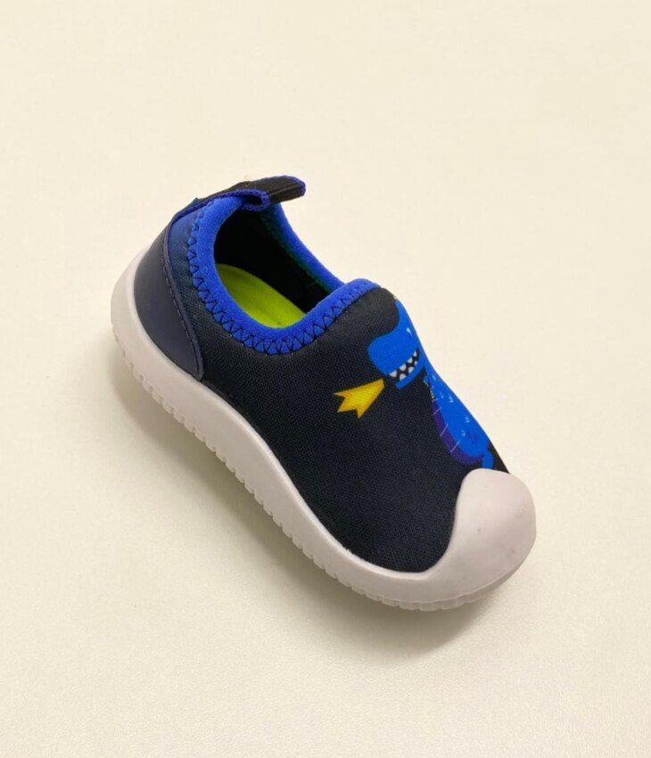 Tênis Infantil Masculino Preto Dragão Azul Fernanda Ramos Kids