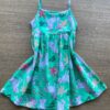 fernandaramoskids com br Vestido Infantil Feminino Alcinha Estampado Verde 2