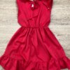 fernandaramoskids com br Vestido Infantil Feminino com Babado e Amarração Pink 2