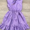 fernandaramoskids com br Vestido Infantil Feminino com Babado e Amarração Lilás 2