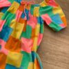 fernandaramoskids com br Vestido Infantil Feminino Curto Estampado Detalhe em Lastex 2