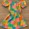 fernandaramoskids com br Vestido Infantil Feminino Curto Estampado Detalhe em Lastex 3
