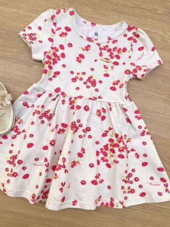 fernandaramoskids com br Vestido Infantil Feminino Curto Estampado Floral 1