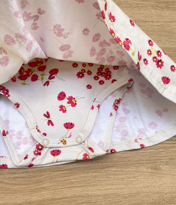 fernandaramoskids com br Vestido Infantil Feminino Curto Estampado Floral 2