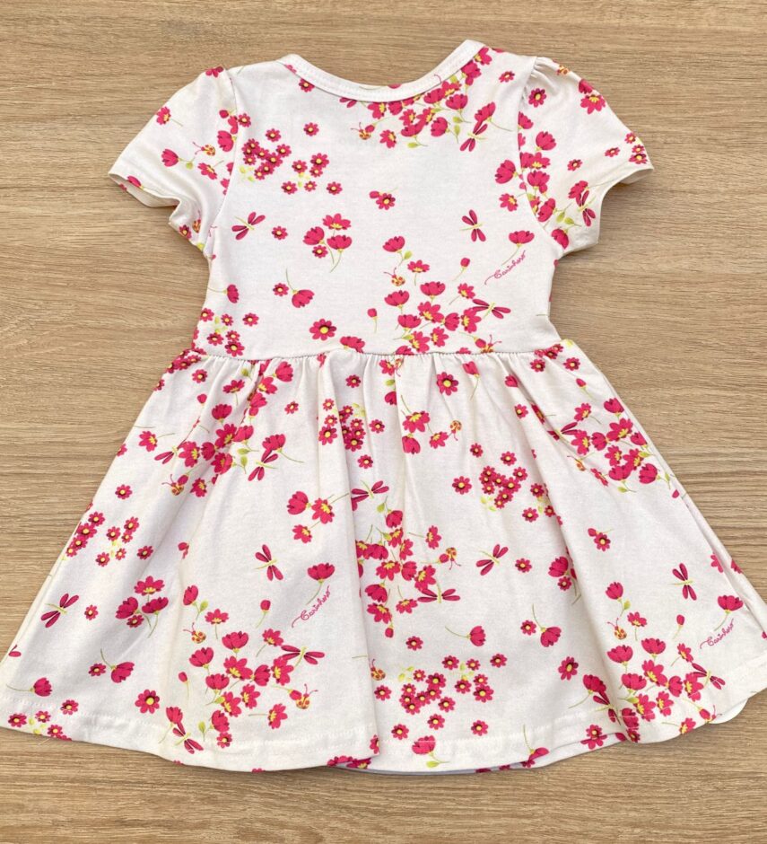fernandaramoskids com br Vestido Infantil Feminino Curto Estampado Floral 3