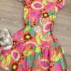 fernandaramoskids com br Vestido Infantil Feminino Curto Estampado Manga Babado 1