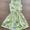 fernandaramoskids com br Vestido Infantil Feminino Curto Estampado Verde Flúor 2