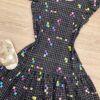 fernandaramoskids com br Vestido Infantil Feminino Curto Estampado Xadrez Preto 1