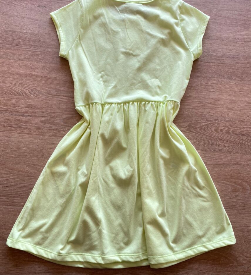 fernandaramoskids com br Vestido Infantil Feminino Curto Fashion Bichinho Verde 2