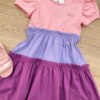 fernandaramoskids com br Vestido Infantil Feminino Curto Rosa, Lilás e Fúcsia 1
