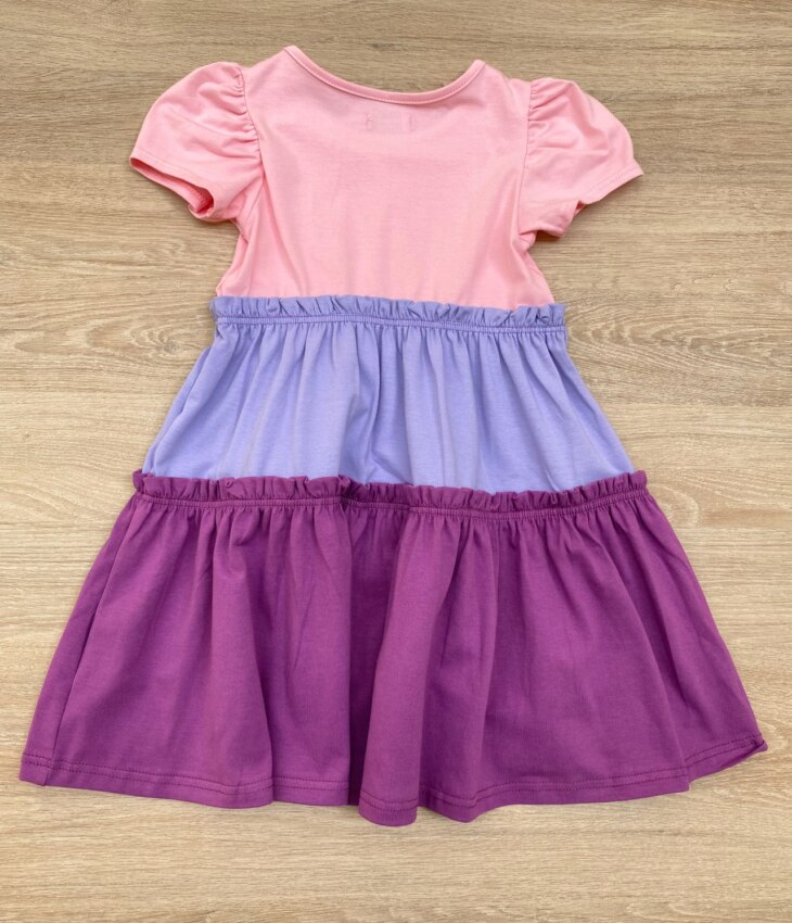 fernandaramoskids com br Vestido Infantil Feminino Curto Rosa, Lilás e Fúcsia 2