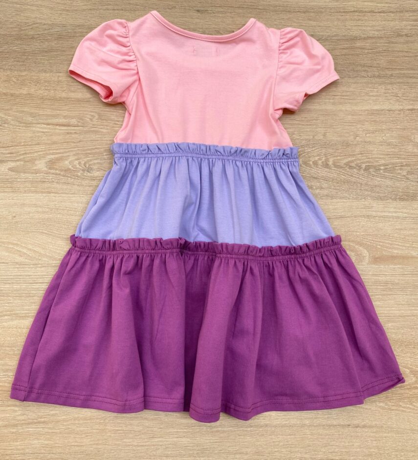 fernandaramoskids com br Vestido Infantil Feminino Curto Rosa, Lilás e Fúcsia 2