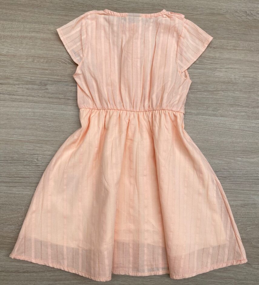 fernandaramoskids com br Vestido Infantil Feminino Detalhe em Laise Salmão 3