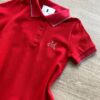 fernandaramoskids com br Vestido Infantil Feminino Gola Polo Piquet Confort Vermelho 1