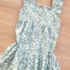 fernandaramoskids com br Vestido Infantil Feminino Manga com Babado Floral Verde 1
