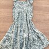 fernandaramoskids com br Vestido Infantil Feminino Manga com Babado Floral Verde 2