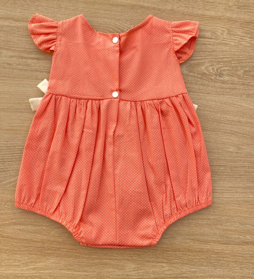 fernandaramoskids com br Vestido Infantil Feminino Poá Rosa com Faixa de Cabelo 2