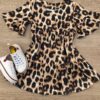 Vestido Infantil Feminino Soltinho Animal Print Fernanda Ramos Kids