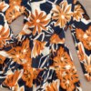 fernandaramoskids com br Vestido Infantil Feminino Soltinho Manga Longa Estampa Preto e Laranja 1